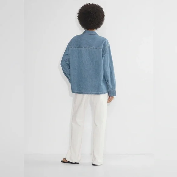 Aritzia Denim Forum The '90s Chloe Denim Shirt - Picture 2 of 8
